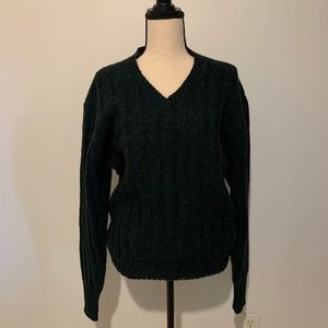 Vintage Green Polo Ralph Lauren Wool Sweater